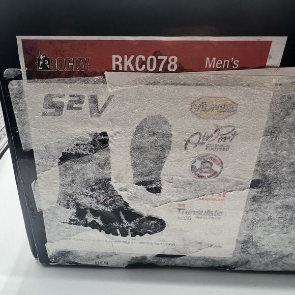 Rocky S2V Black Tactical Boots 9.5R Thinsulate 400g Insulated USA Made main image 4